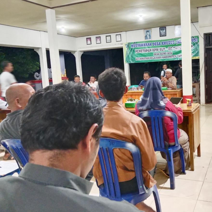 MUSDESUS Penetapan KPM BLT-DD Tahun 2024