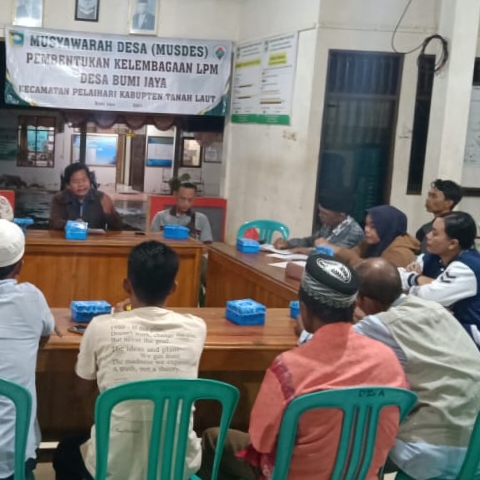 Musyawarah Desa Pembentukan Klembagaan LPM
