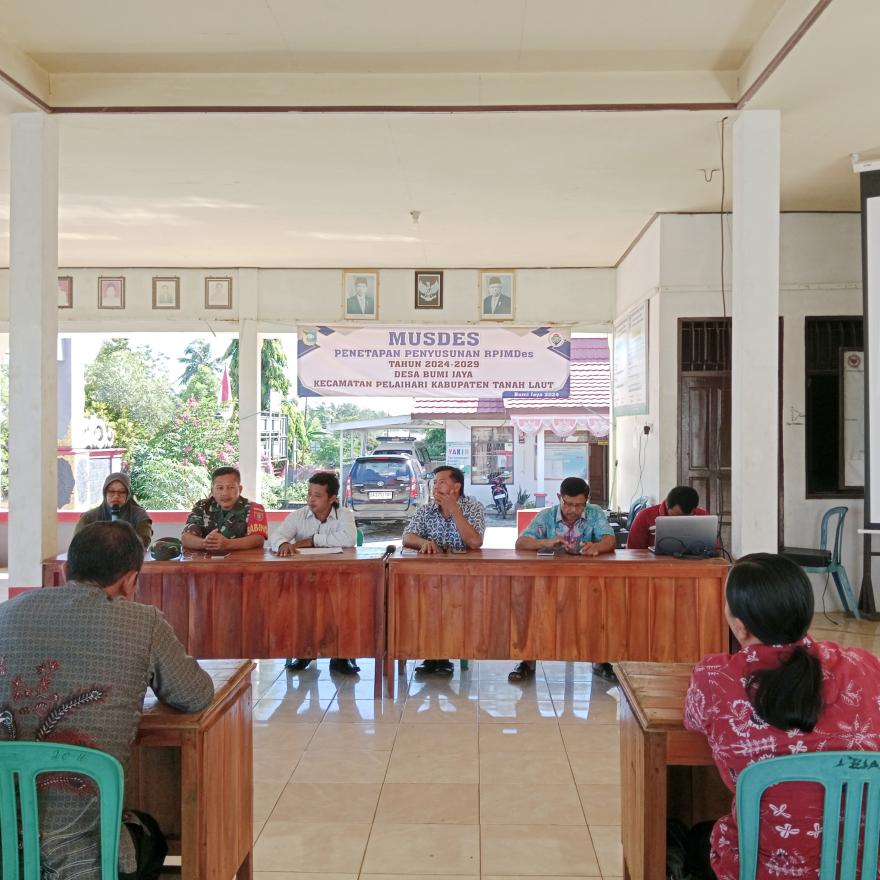 MUSDES : Penetapan Penyusunan RPJMDes Tahun 2024-2029