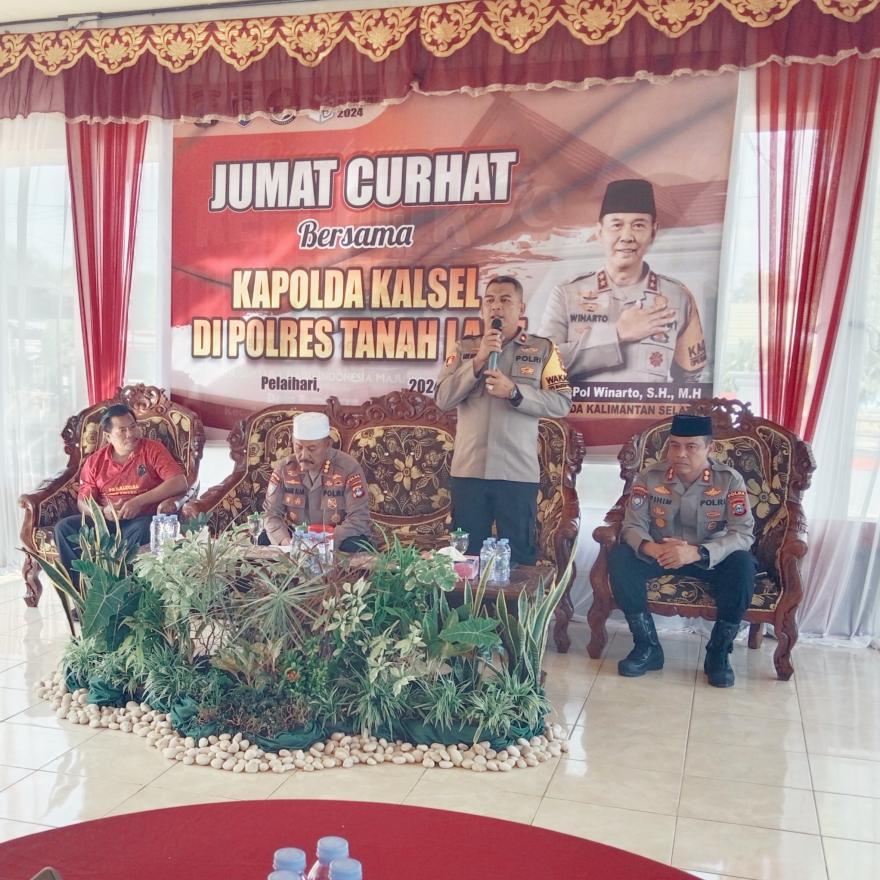 Jum'at Curhat Bersama Kapolda Kalsel & Polres Tanah Laut