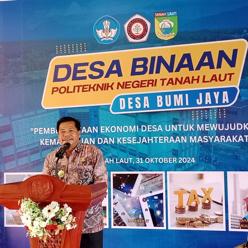 Pelayanan di Desa Binaan Politeknik Negeri Tanah Laut