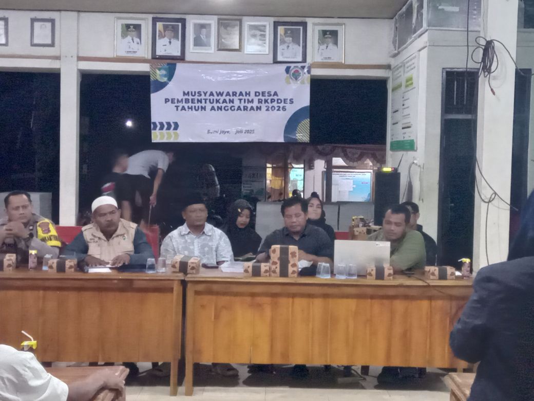 Musdes pembentukan Tim Rkpdes 2026 Bumijaya